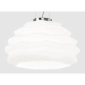 modern uveg csillar krom kiegeszitokkel e27 lampa nappali etkezo vilagos hullamos fuggesztek.jpg